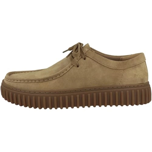 Tijdelijke aanbieding: Clarks Torhill Lo Mens Dark Sand Suede, 8.5 van 119.95 € naar 63.01 € (47% korting)