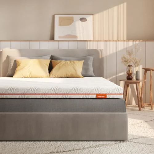 Offerta a tempo: Sweetnight Materasso Topper 160x200cm 10cm Memory Foam Gel 5 Zone H2/H3 - 20% da 126.99 € a 101.99 €