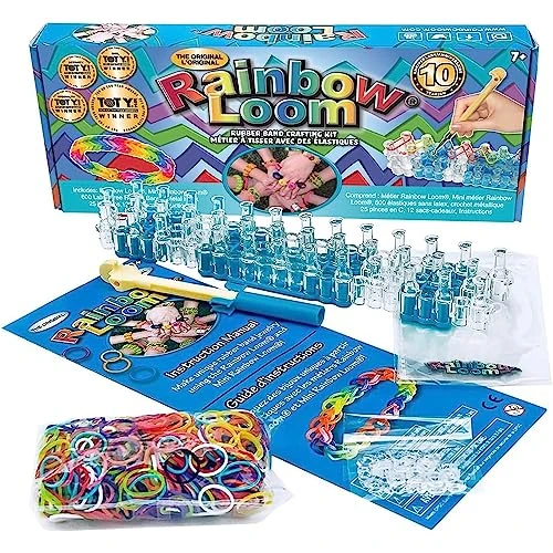 Oferta limitada: Bandai – Rainbow Loom Original – Ocio Creativo – Fabricación de pulseras – Telar con 600 gomas – ‎Licencia oficial Kit patentado – Juguete infantil de 8 años y + – CD00001 de 17.54 € a 16.57 € (ahorro 6%)