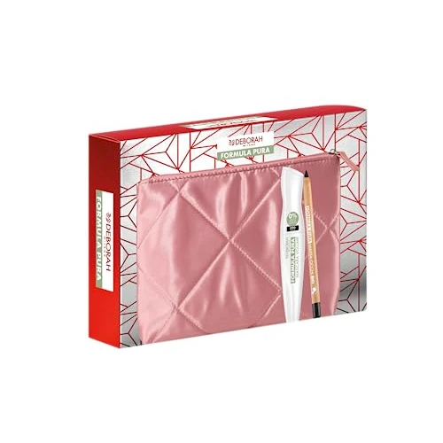 Offerta a tempo: Deborah Milano - Pochette Idea Regalo Formula Pura, include Mascara Volume e Matita Occhi Formula Pura BIO n.01 Black, N.02 - 39% da 17.90 € a 11.00 €