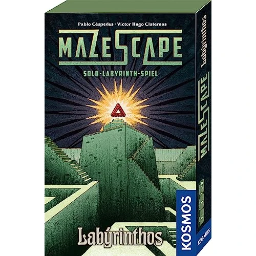 Kosmos Mazescape Labyrinthos, Solo Maze Game, Puzzle Game, Brain Jogging, Labyrinth Game, Ages 8+