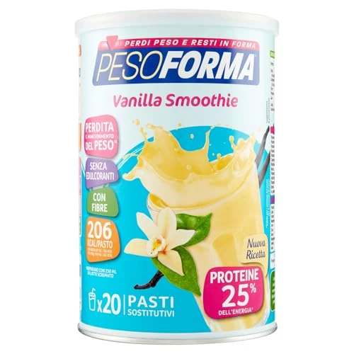 Offerta a tempo: Pesoforma - Smoothie Vaniglia - 20 Pasti Sostitutivi per il Controllo del Peso — 34% da 14,74 € a 9,77 €