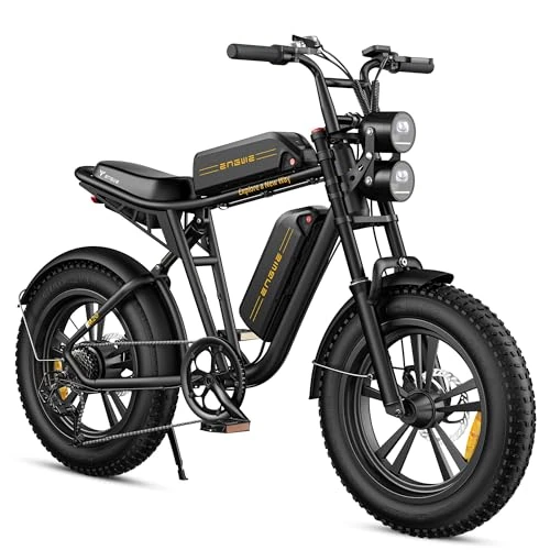 Offerta a tempo: ENGWE M20 Bici Elettrica Uomo, 150KM/75KM,Autonomia Sistema con 20"×4.0 Fat Tire,48V 26AH/13AH E-bike Off-roade Cambio 7 Velocità e Sospensione Completa - 0.00% da 1299.00 € a 1299.00 €