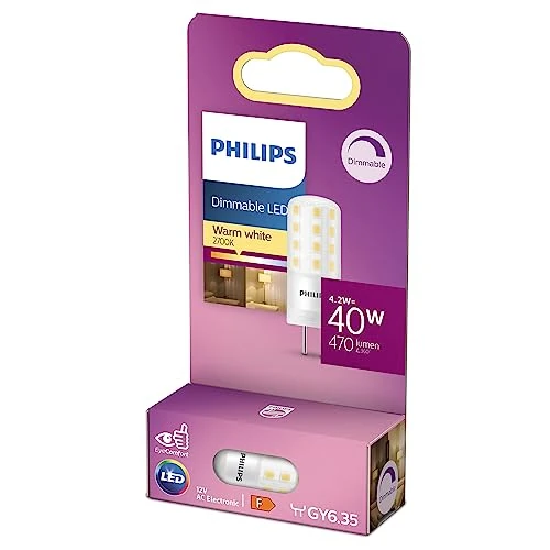 Tijdelijke aanbieding: Philips LED Capsule Dimbaar - 40 W - GY6.35 - Warmwit licht van 9.59 € naar 9.59 € (0.00% korting)