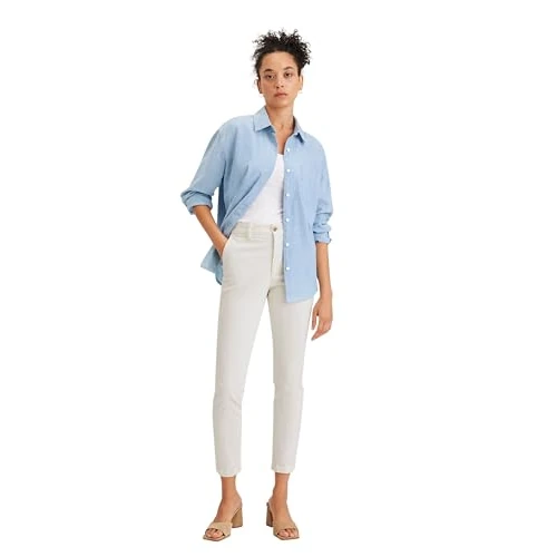 Dockers Weekend Chino Skinny Casual Chino's Dames EGRET 29 Tall, Egret, 29 Tall