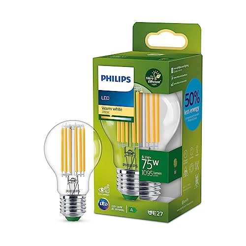 Oferta ograniczona: Philips Żarówka Ultra Efficient LED CLA 75W A60 E27 2700K CL UE SRT4 z 32.57 PLN na 32.57 PLN (zniżka 0%)
