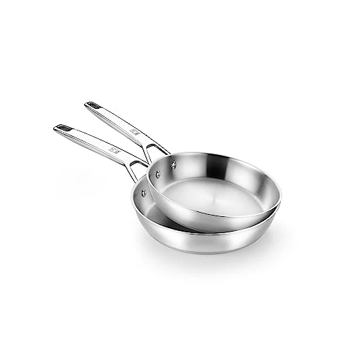 Offerta a tempo: BRA Signature | Set di 2 padelle 24-28 cm, acciaio inox 18/10 - 40% da 86.15 € a 52.09 €