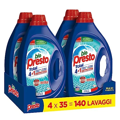 Offerta a tempo: Bio Presto Liq Igiene 35 lav X 4 pz — 21% da 31,22 € a 24,55 €