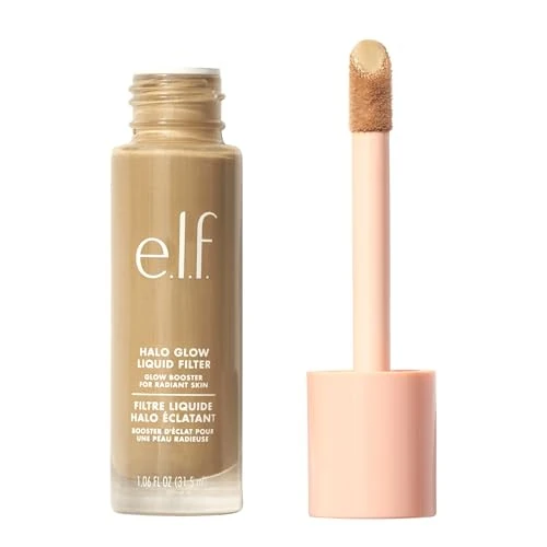 Offerta a tempo: e.l.f. Halo Glow Liquid Filter, illumina la carnagione per un effetto soft focus, infuso con acido ialuronico, prodotto vegano e non testato sugli animali, 3.5 Medium - 40% da 17.00 € a 10.19 €