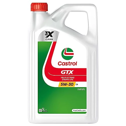 Oferta limitada: Castrol GTX 5W-30 C4 Aceite de motor totalmente sintético, 1L de 75.68 € a 41.35 € (ahorro 45%)