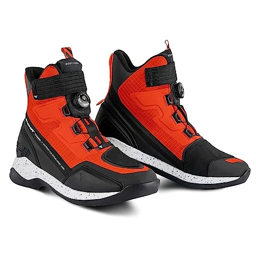 Offre limitée : SHIMA Takeshi Vent, Bottes de Moto Homme - Renforcées, Chaussueres de Motard avec Système de Fermeture ATOP, Support de Cheville, Semelle Antidérapante (Rouge, 43) de 179.99 € à 179.99 € (0.00% de remise)