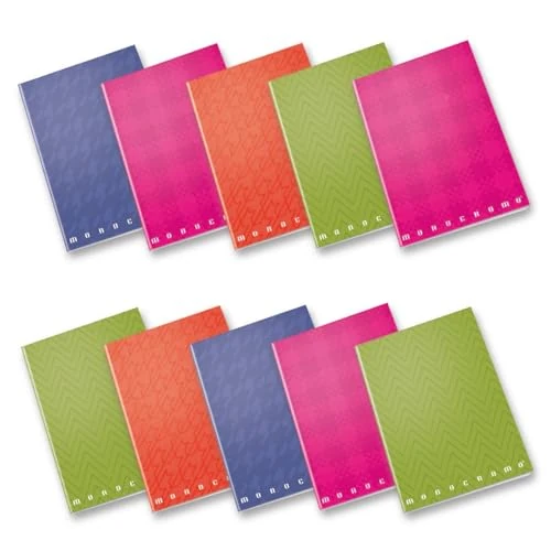 Offre limitee: Pigna, Maxi MONOCROMO PATTERN, couverture avec traitement spécial, 72 pages + page de garde, papier 80 g/m², intérieur 5M,5 mm carré, 10 pcs. de 20.00 EUR a 20.00 EUR (economie 0%)