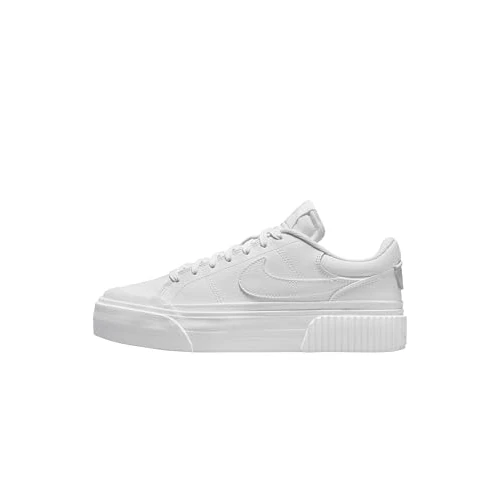 Nike Court Legacy Lift Sneakers voor dames, wit, 44.5 EU