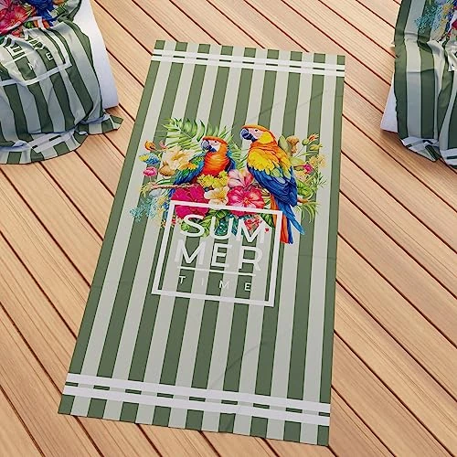 Tijdelijke aanbieding: PETTI Artigiani Italiani - Strandlaken van microvezel, strandlaken of zwembadhanddoek, strandlaken voor strandstoelen, groot strandlaken 90 x 180 cm, 100% Made in Italy, Summer Time van 22.09 € naar 22.09 € (0.00% korting)