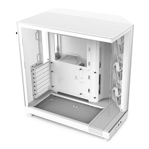 Oferta limitada: NZXT H6 Flow Caja PC Gaming ATX | Mid-Tower de Cámara Dual Compacta | Paneles de ventilación de Alto Rendimiento | Incluye 3 Ventiladores de 120 mm | Color Blanco | CC-H61FW-01 de 89.95 EUR a 89.95 EUR (ahorro 0%)