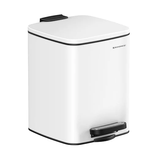 Limited-time offer: SONGMICS Kitchen Bin, 6L Stainless Steel Pedal Bin from 19.99 £ to 15.99 £ (save 20%)