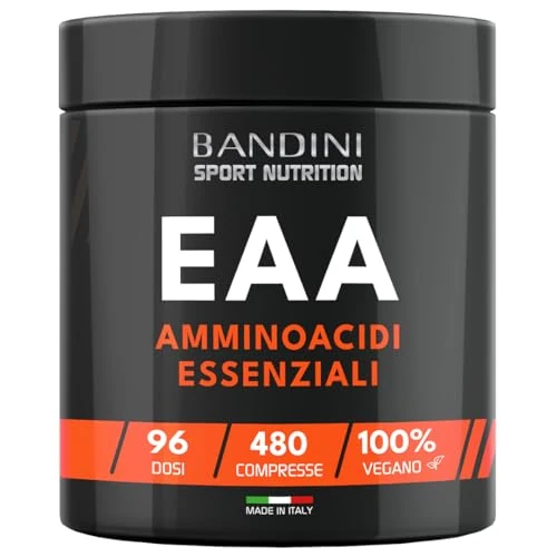 Beperkte aanbieding: Bandini® EAA essentiële aminozuren 480 TABLETTEN - met 9 intra-aminozuren voor en na de training - Voedingssupplement voor sport - essentiële aminozuren - essentieel, veganistisch en suikervrij van 29.90 EUR naar 29.90 EUR (besparing 0%)