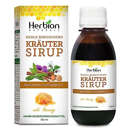 Oferta ograniczona: Herbion Naturals, Syrop na Kaszel z Miodem El Jarabe Para La Tos Con Miel Naturalnie Łagodzi Gardło, Zielony, Miód, 5 Fl Oz z 12.80 EUR na 12.80 EUR (znizka 0%)