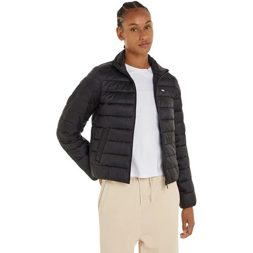 Offerta a tempo: Tommy Jeans Giacca Imbottita Donna Giacca da Mezza Stagione, Nero (Black), XXS - 41% da 159.90 € a 95.06 €