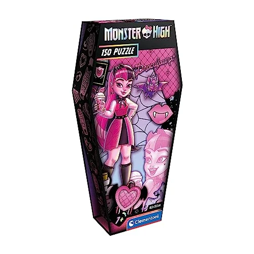 Limited offer: Clementoni - 28184 - Monster High Draculaura Puzzle - 150 Pieces, Jigsaw Puzzle For Kids Age 7, Cartoon Puzzle, Made In Italy from 24.18 EUR to 24.18 EUR (save 0%)