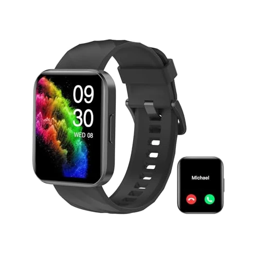 Limited-time offer: RUIMEN Smart Watch for Women Men Smart Watches with Call Function Fitness Tracker Watch with Heart Rate Monitor Pedometer Oximeter Sleep Tracker Waterproof Smartwatch Answer/Make Calls for Android iOS from 39.98 GBP to 25.98 GBP (save 35%)