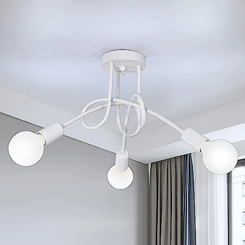 Offerta a tempo: Toolight Lampadario Industriale E27, Plafoniera Vintage a 3-Luci, Ø40cm - 14% da 31.98 € a 27.42 €