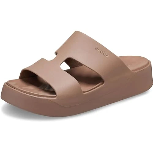 Offre limitée : Crocs Femme Getaway Platform H-Strap Sandales, Latte, 37/38 EU de 44.99 € à 35.90 € (20% de remise)