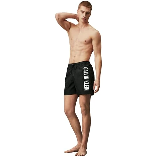 Limited offer: Calvin Klein Men's Medium Drawstring Mid Length Swim Shorts from 59.52 EUR to 35.71 EUR (save 40%)