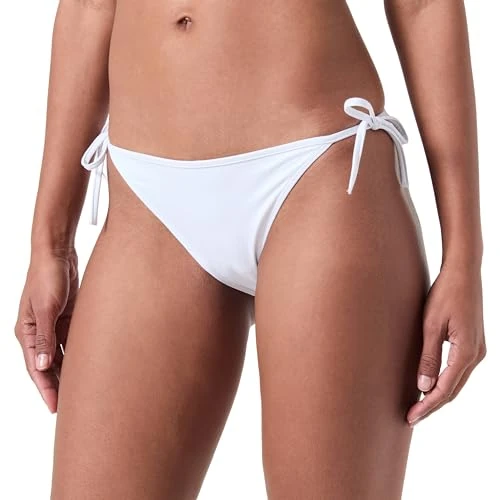 Calvin Klein String Side Tie Kw0Kw02431, Costume da Bagno con Lacci Ai Lati, Donna, Bianco (Pvh Classic White), M