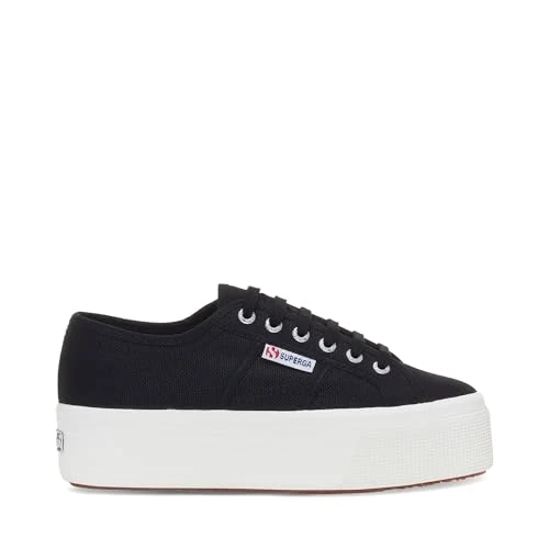 Oferta limitada: Superga Tenis unisex con plataforma 2790 para adultos, Negro/F Avorio, 36.5 EU de 61.02 € a 61.02 € (ahorro 0.00%)