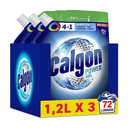 Offerta a tempo: Calgon Power Gel Anticalcare Lavatrice 4 in 1, Anticalcare per Lavatrici — 23% da 25,99 € a 19,99 €