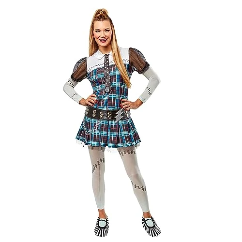 Offerta a tempo: Rubies Costume Frankie Stien Classic per bambina, Vestito e clip per cappello, Monster High ufficiale, per Carnevale, Natale, Compleanni, Feste e Halloween - 18% da 31.12 € a 25.49 €