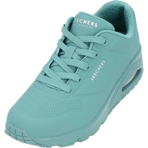 Offerta a tempo: Skechers Uno Stand On Air, Scarpe da ginnastica Donna, Teal Durabuck Mesh, 41 EU - 44% da 79.95 € a 44.90 €
