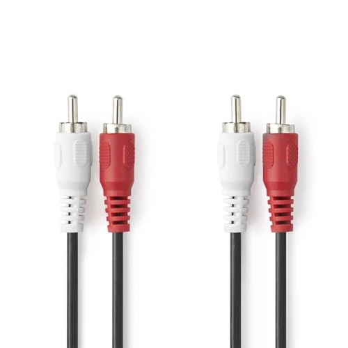 Oferta limitowana: NEDIS Kabel audio stereo | 2 x wtyczka RCA | 2 x wtyczka RCA | niklowany | 5,00 m | okrągły | czarny | etykieta z 19.34 zł na 19.34 zł (oszczędź 0.00%)