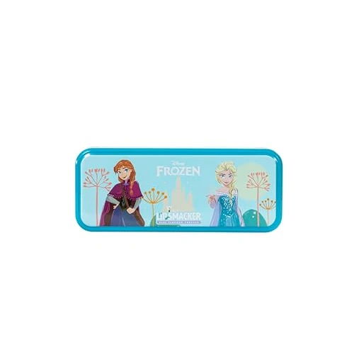 Lip Smacker Frozen Artisan Picnic Travel Beauty Tin, Ensemble de Maquillage Frozen pour Enfants à 3 Niveaux avec BrillantÀLèvres, FardsÀPaupières, Accessoires pour Cheveux et Maquillage