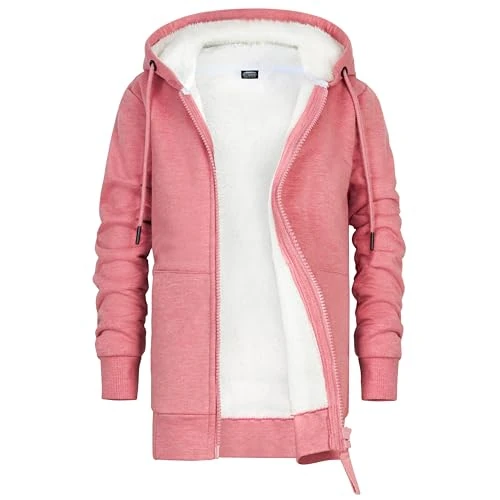 Offerta a tempo: CityComfort Felpa Bambina - Felpa con Zip e con Cappuccio Rivestita in Sherpa 5-15 Anni - Felpa Invernale per Ragazza Caldissima e Morbida (Grigio, 9-10 Anni) - 20% da 24.49 € a 19.49 €