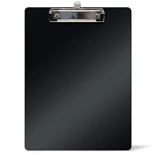 Offerta a tempo: WAYTEX 931490 - Porta blocco A4 con portapenne con vassoio in plastica rigida, 22,5 x 31,5 cm, colore: nero - 0.00% da 8.14 € a 8.14 €