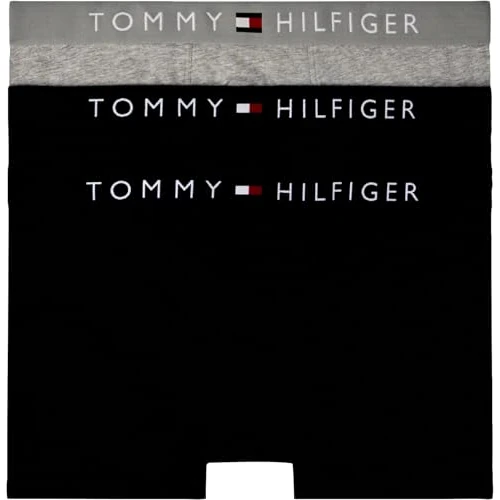 Tommy Hilfiger Pack de 3 Calzoncillos Bóxer Trunks para Hombre Ropa Interior, Multicolor (Des Sky/Grey Htr/Des Sky), XL