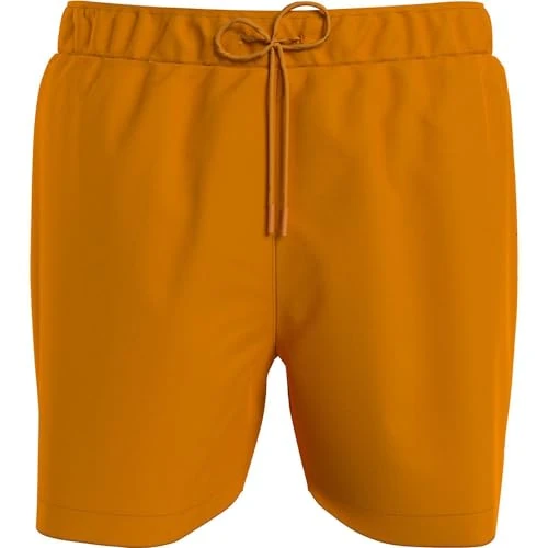 Limitiertes Angebot: Tommy Hilfiger Herren Badeshorts Medium Drawstring Mittellang, Orange (Rich Ochre), L von 59.90 EUR auf 26.30 EUR (Spare 56%)