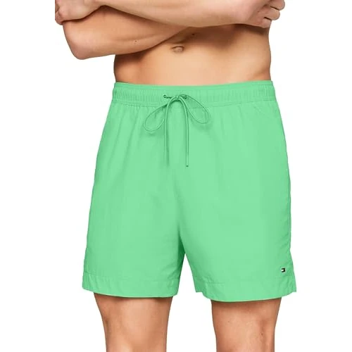 Oferta limitada: Tommy Hilfiger Bañador para Hombre Medium Drawstring Pernera Media, Verde (Lush Jade), S de 59.90 EUR a 41.00 EUR (ahorro 32%)