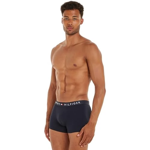 Limited-time offer: Tommy Hilfiger Men’s 3 Pack Trunks Underwear, Blue (Des Sky/Des Sky/Des Sky), M from 39.00 GBP to 35.99 GBP (save 8%)