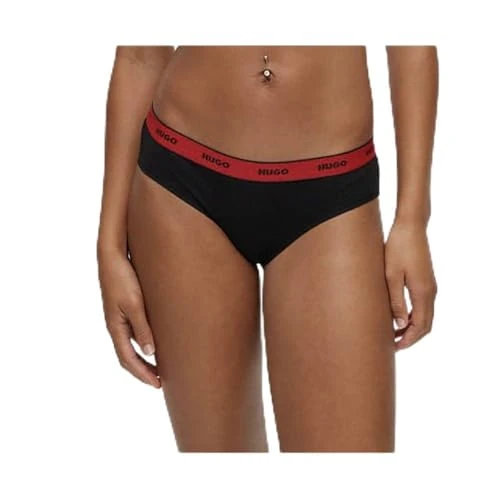 HUGO Lettera Stripe Pyp, Nero5, XS Donna