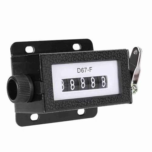 Offerta a tempo: Contatore Digitale a 5 Cifre, Contatore di Balle per Pressa, Contatori Contatori, Tappetini e Accessori di Gioco Manopola Rotante Contatore di Conteggio a Mano Manuale - 0.00% da 20.99 € a 20.99 €