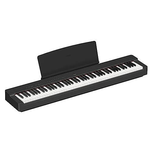 Zeitlich begrenztes Angebot: Yamaha P-225 Digital Piano, Schwarz – Leichtes und tragbares Digital Piano mit der Graded-Hammer-Compact-Tastatur mit 88 gewichtetet Tasten und 24 Instrumentenklängen von 569.00 € auf 499.00 € (12% Rabatt)