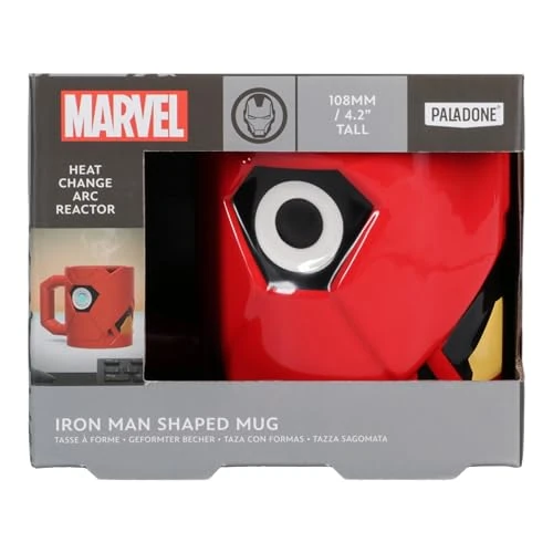 Oferta limitada: Taza 3D Reactor Arc Iron Man - Producto oficial Marvel, taza que cambia de color con el calor, regalo coleccionable para fans de Avengers, 500ml de 10.99 € a 10.99 € (ahorro 0.00%)