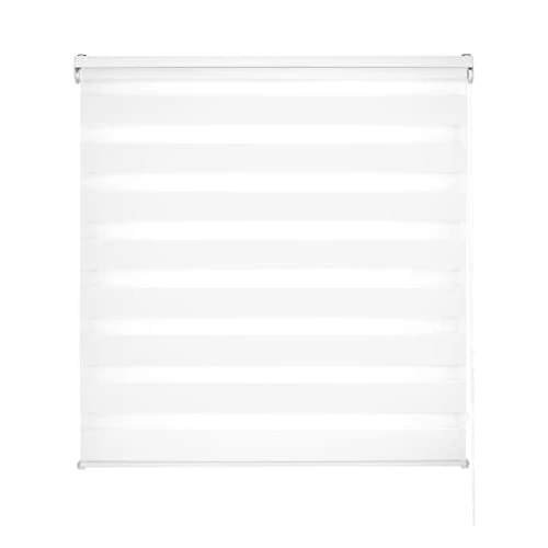 Offerta a tempo: Decorblind | Tenda avvolgibile a doppio strato, notte e giorno, installazione da parete o soffitto, misura della tenda: 160 x 180 cm larghezza x lunghezza/misura del tessuto: 157 x 175 - Tenda colore - 0.00% da 64.77 € a 64.77 €