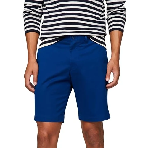 Tommy Hilfiger Herren Shorts Brooklyn Short 1985 Kurz, Blau (Anchor Blue), 28W
