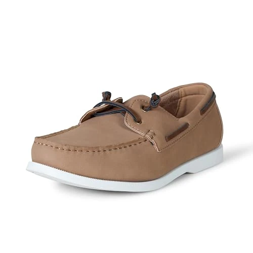Amazon Essentials Chaussures Bateau Homme, Brun Kaki, 40 EU