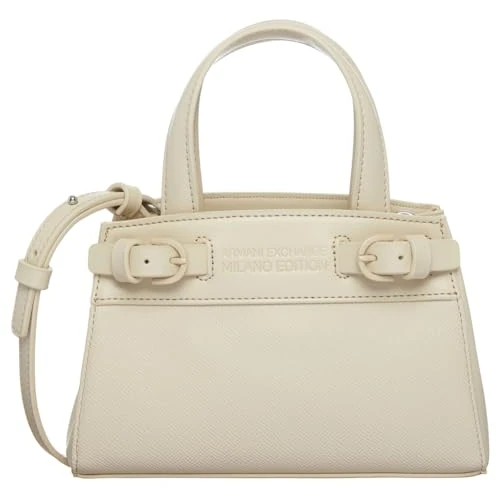 Armani Exchange Women's Milano Edition Small Tote S, Dusty Ground, Dusty Ground, small