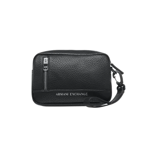 Oferta limitada: Armani Exchange Pebble Branded Beauty Case, Neceser de Belleza para Hombre, Negro, Einheitsgröße de 63.91 EUR a 63.91 EUR (ahorro 0%)